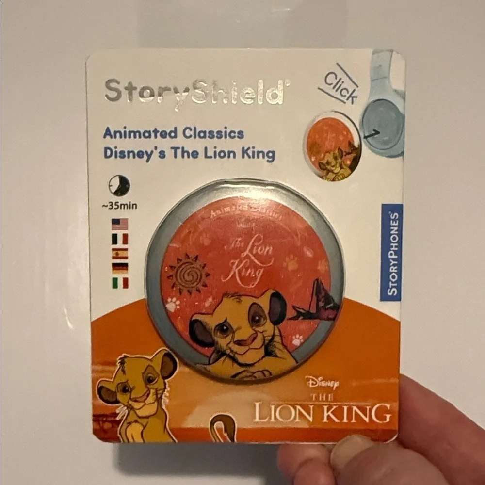 Bundle of 2 Disney StoryShield Lion King and Princess Story Headphone Toys